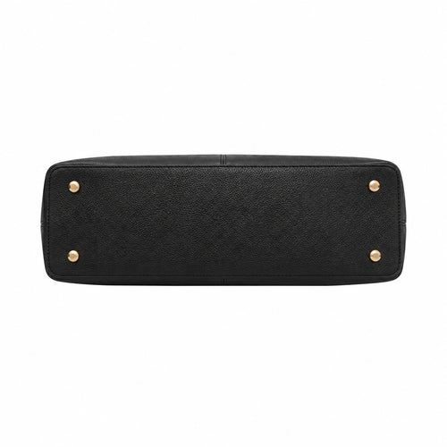 Jerrybag Black Textured Tote Handbag