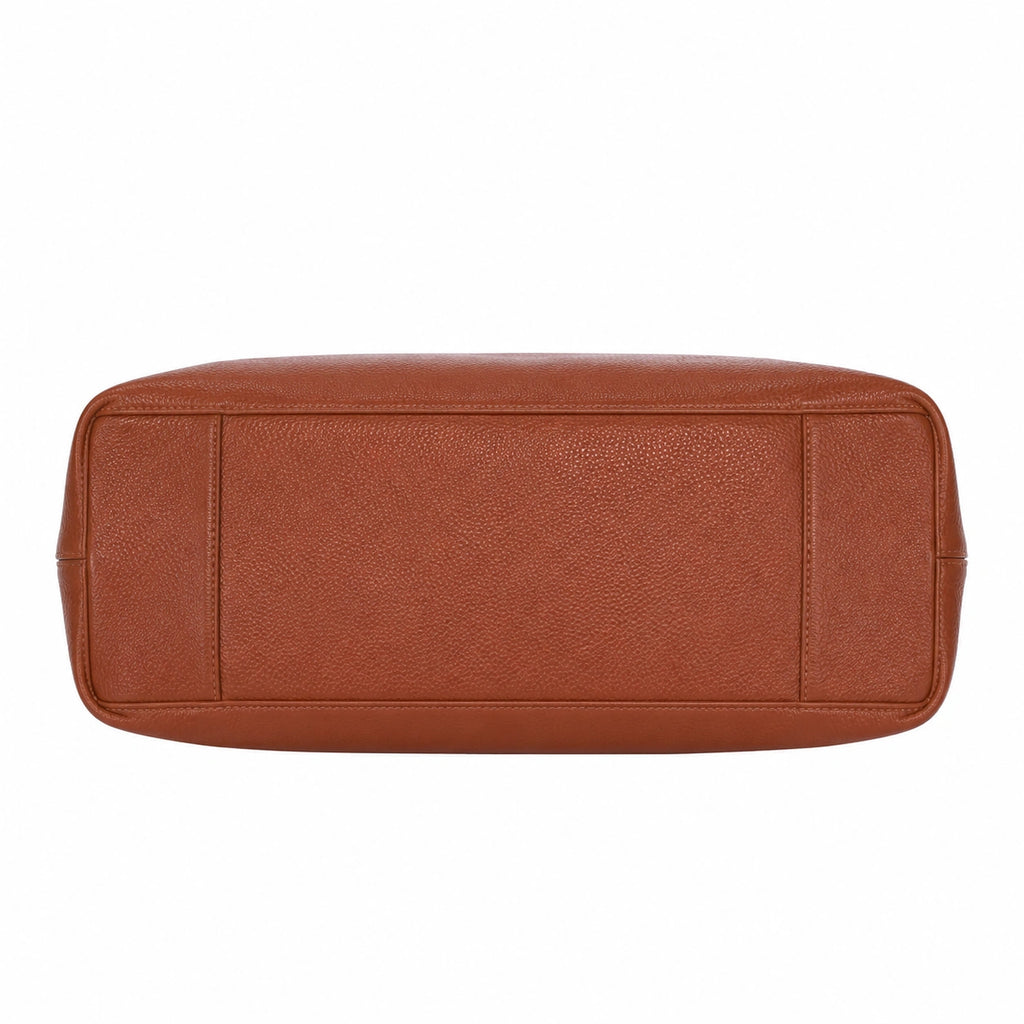 Jerrybag Brown Textured Tote Shoulder Bag