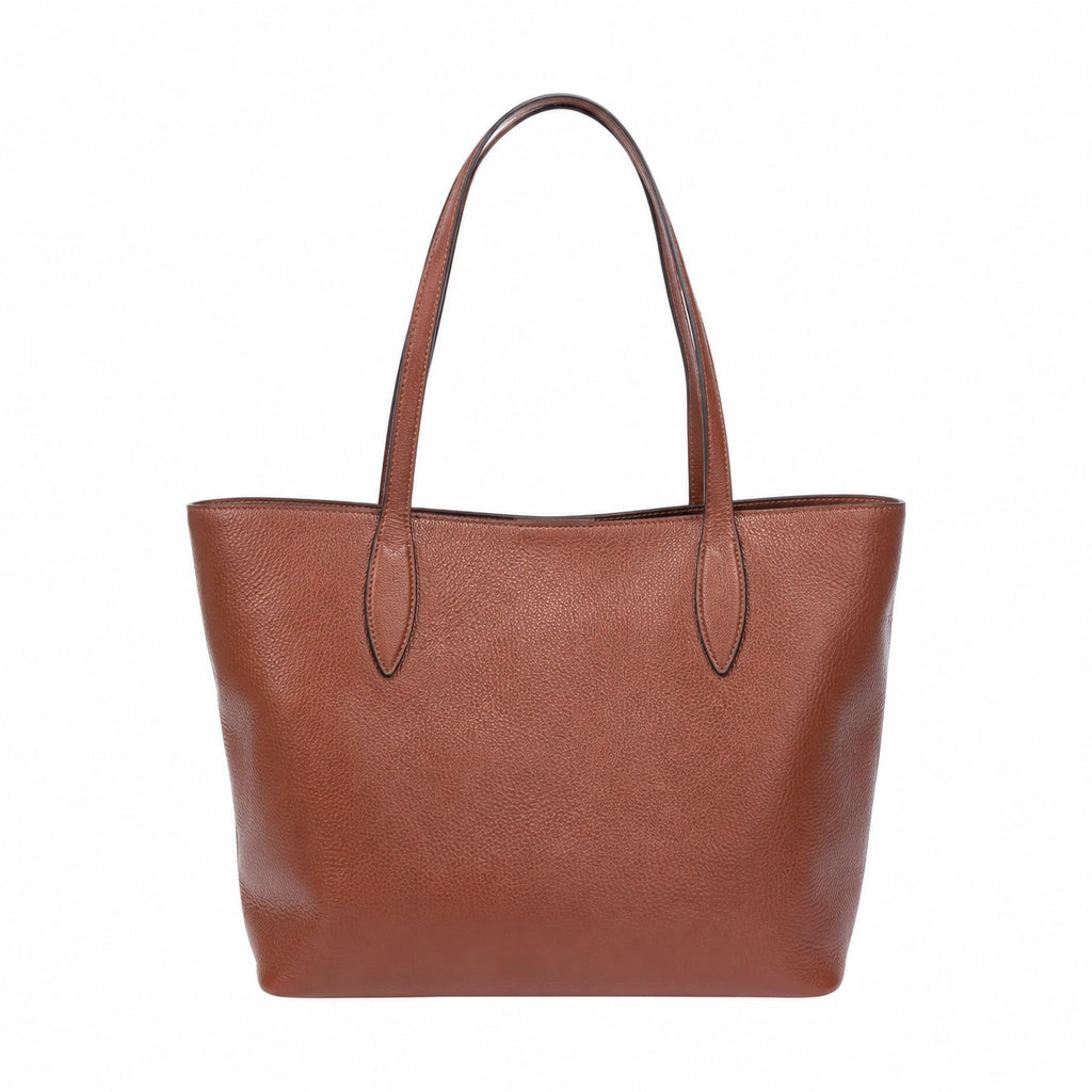 Jerrybag Brown Textured Tote Shoulder Bag