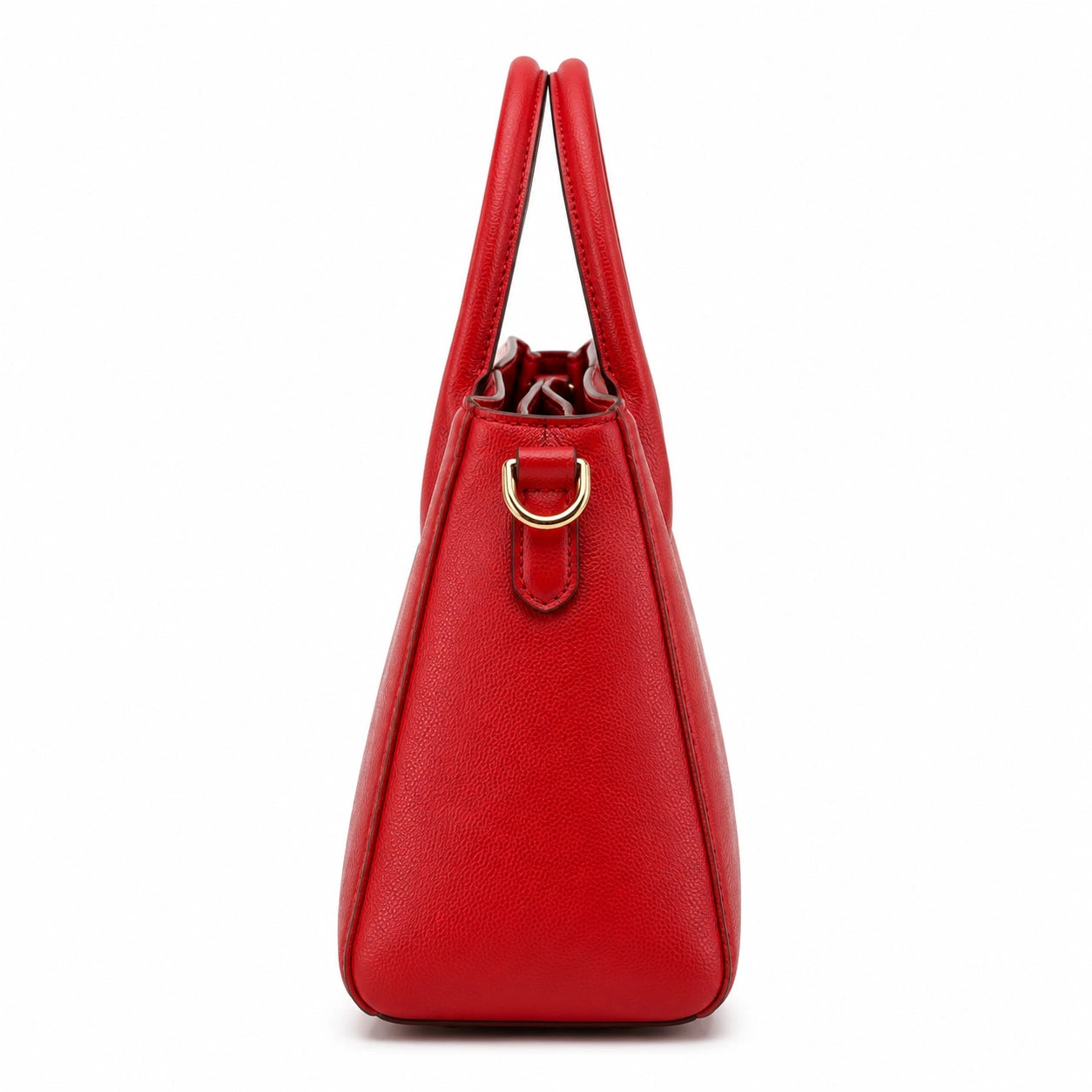 Jerrybag Red Structured Handbag