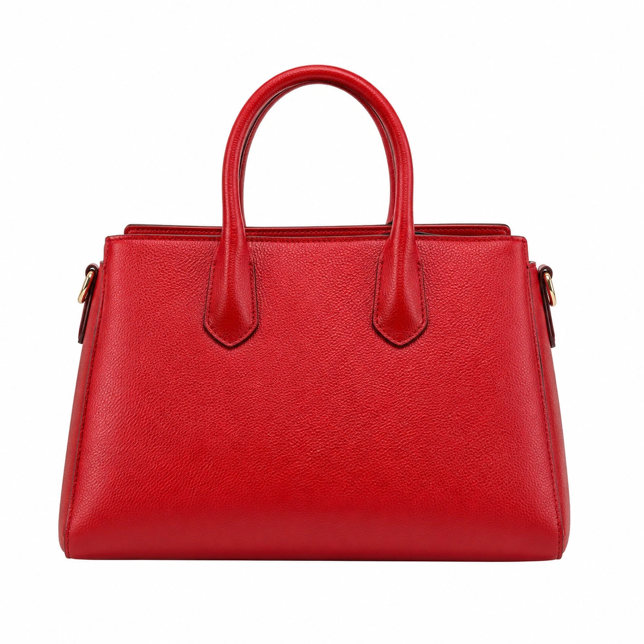 Jerrybag Red Structured Handbag