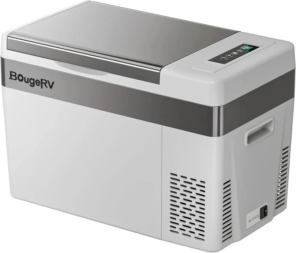 12 Volt Refrigerator 12V Car Fridge 23 Quart Portable Freezer Compressor Cooler 12/24V DC 110~240 Volt AC for Truck Van RV Camper SUV Travel Camping Road Trips Tailgating -7℉~50℉